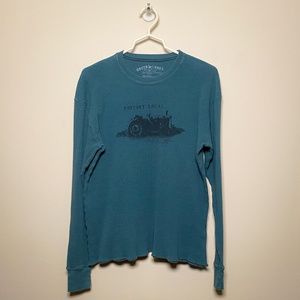 "Support Local" Organic Waffle Knit Thermal